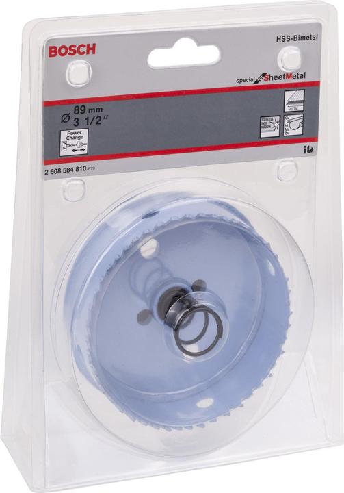 Image du produit Bosch Professional Zubehör Scie cloche Special Sheet Metal, 89 mm, 3 1/2 pouces (89 mm)