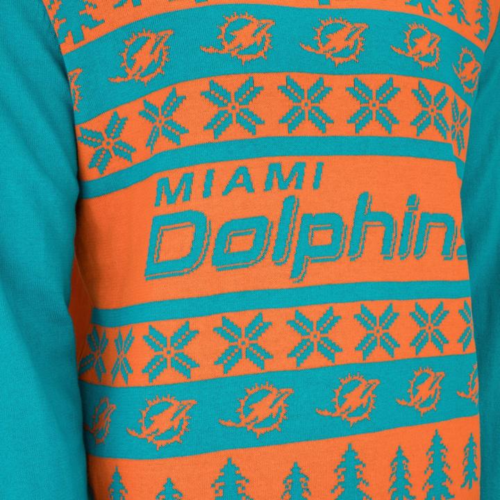 Produktbild Foco NFL Ugly Sweater XMAS Strick Pullover Miami Dolphins - XL (XL)