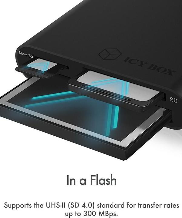 Image du produit Icy Box IB-CR301-U3, USB3.0 Multi-Card (USB 3.0)