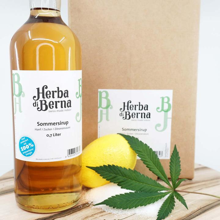Produktbild Herba di Berna Hanfsirup Sommersirup (1 x 500 cl)