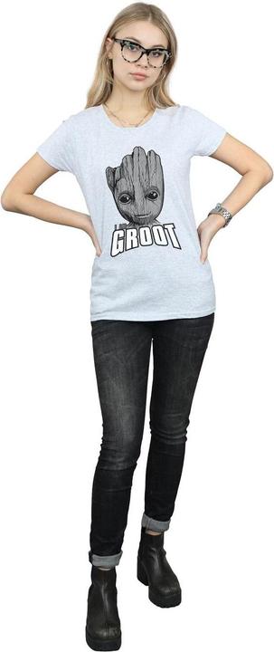 Immagine prodotto Guardians Of The Galaxy Groot Face Maglietta Donna (M)