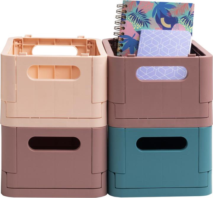 Image du produit Exacompta Boîte pliable The Smart Case mini Skandi - Bleu Pacifique
