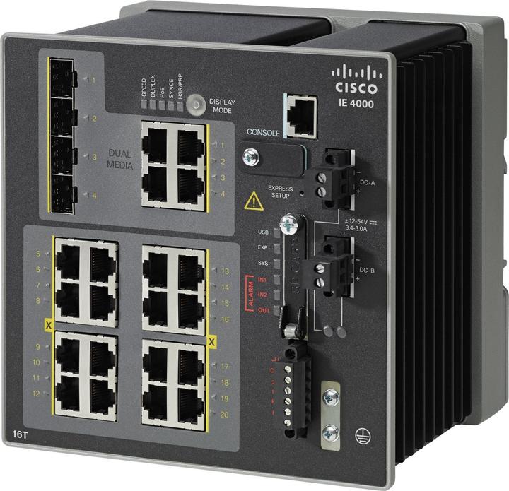Cisco IE 4000 16 X RJ45 10/100M (16 ports)