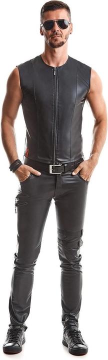 Actual product image Regnes Fetish Planet Men's waistcoat in black (5XL)
