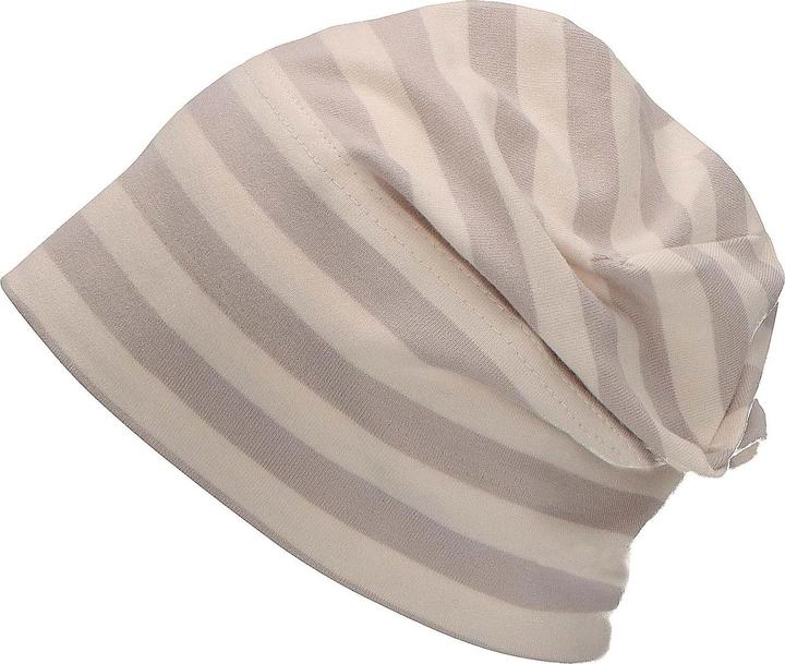 Actual product image Sterntaler Beanie Slouch Beanie Striped Light Grey Gr. 51 (51)