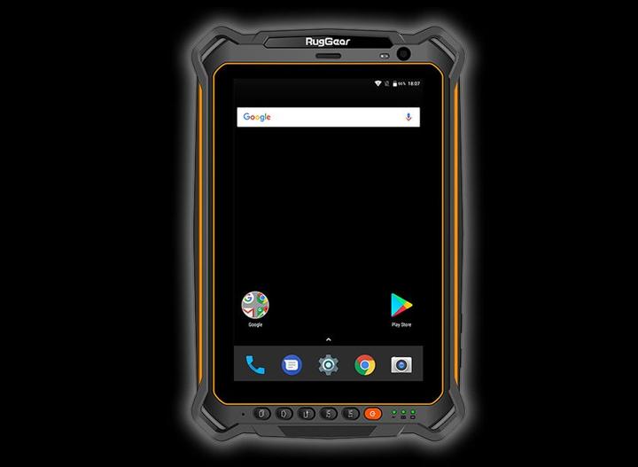 Image du produit Rug Gear Rg910 (4G, 8", 32 Go, Jaune, Noir)