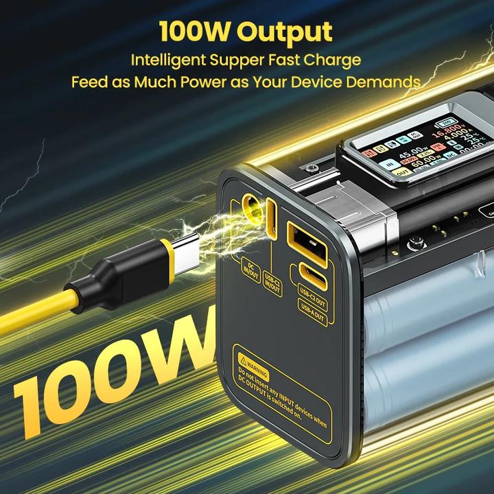 Actual product image Sharge 100 (25600 mAh, 100 W, 94.72 Wh)