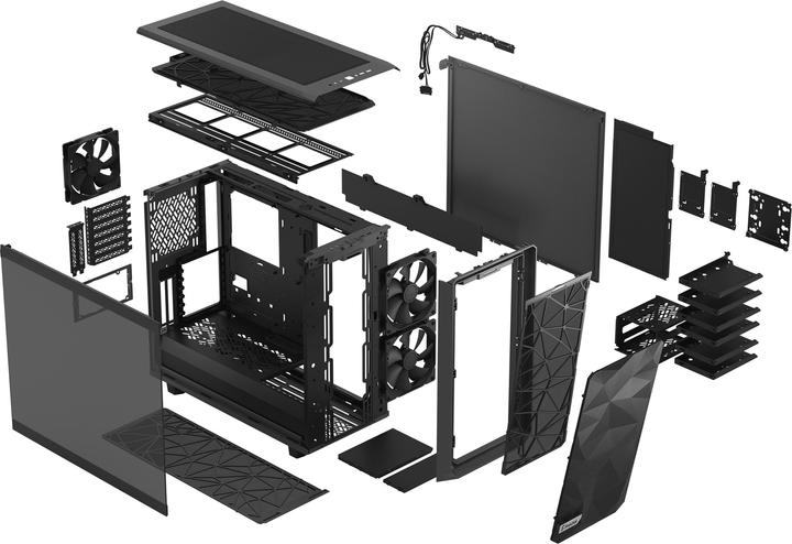 Actual product image Fractal Meshify 2 Light (ATX, mATX, E-ATX, Mini-ATX)