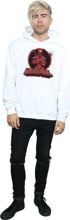 Produktbild Deadpool Crossed Arms Logo Kapuzenpullover (M)