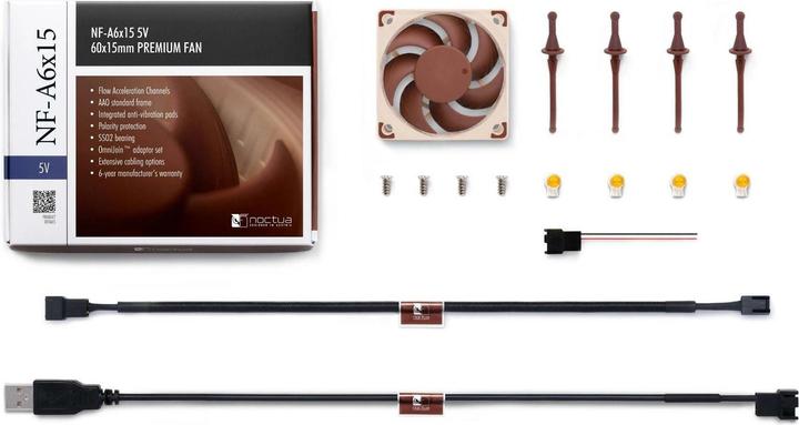 Produktbild Noctua NF-A6x15 5V (60 mm, 1 x)
