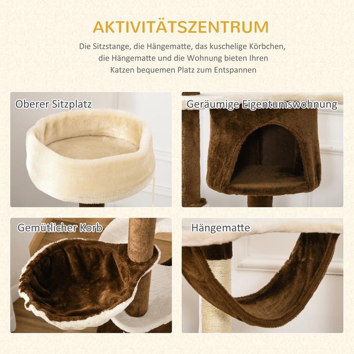 Produktbild Jamb Kratzbaum (153 cm, Creme-Kaffeebraun)