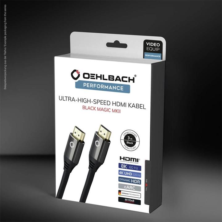 Produktbild Oehlbach Black Magic MKII HDMI AV Anschlusskabel 5 m Schwarz (5 m, HDMI)