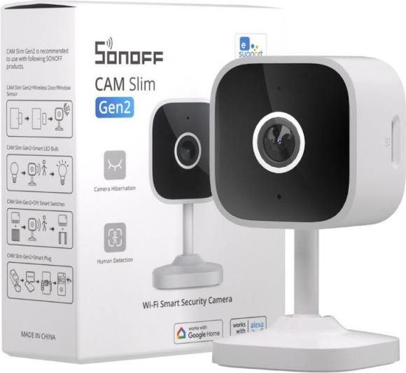Immagine prodotto Sonoff Telecamera di sorveglianza WLAN CAM-S2 5 V 1A 5W 130° (1920 x 1080 Pixels)