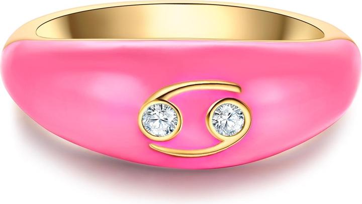 Glanzstücke München Damen Ring Sternzeichen Krebs - 35964