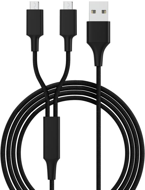 Immagine prodotto Smrter Cavo di ricarica USB con due porte micro USB, 120 cm (1.20 m, USB 2.0)