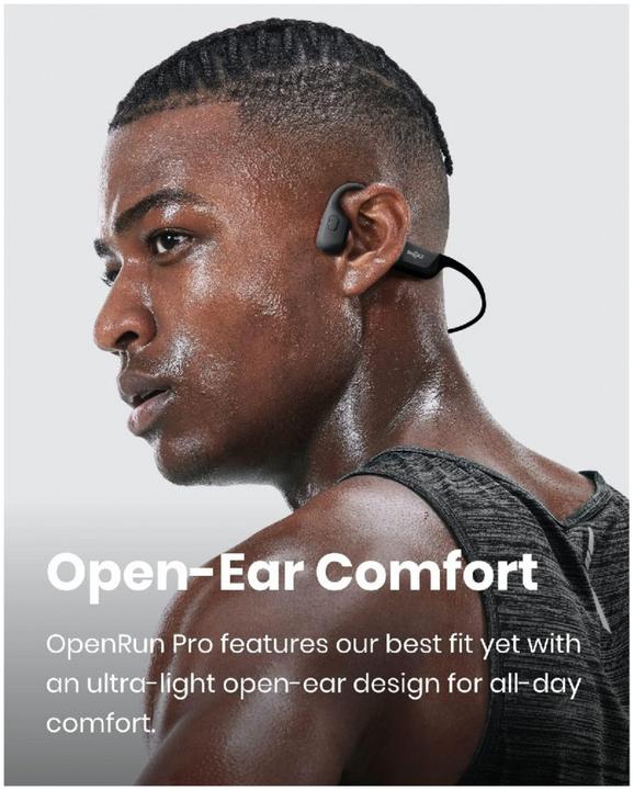 Actual product image Shokz OpenRun Pro (No noise cancelling, 10 h, Wireless)