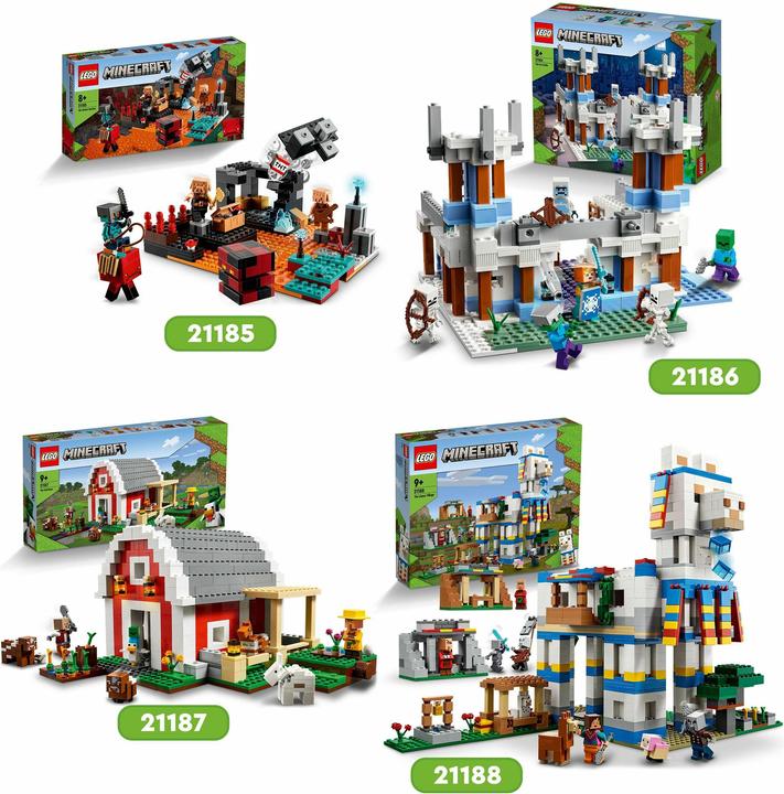 Actual product image LEGO The ice palace (21186, LEGO Minecraft)