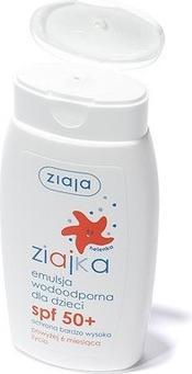 Immagine prodotto Ziaja Ziajka emulsione abbronzante impermeabile per bambini, SPF50+, 125 ml (Crema solare, SPF 50, 125 ml)
