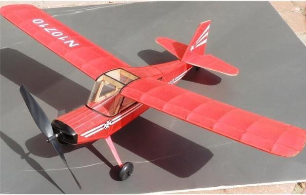 Actual product image Siva FF Bellanca Citabria rubber motor model