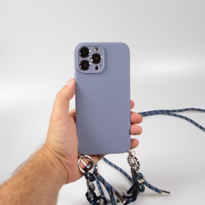 Immagine prodotto PhoneLook Coque Gel silicone avec corde collier & chaîne de pierre décorative (Apple iPhone 13 Pro Max)