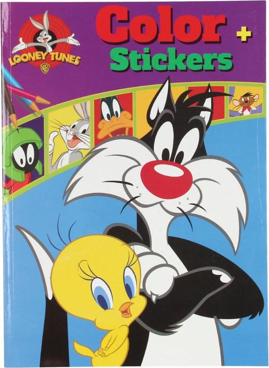 Image du produit Warner Bros Color Livre de coloriage Looney Tunes avec autocollants