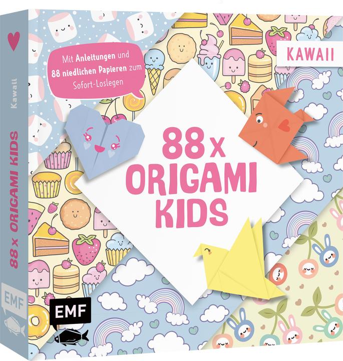 Actual product image 88 x Origami Kids – Kawaii (German, Thade Precht, 2024)
