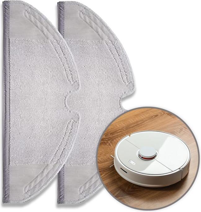 Immagine prodotto Hermex Alternative Wischtücher für Roborock S5+S6 series Mop Aufsatz 2er Pack