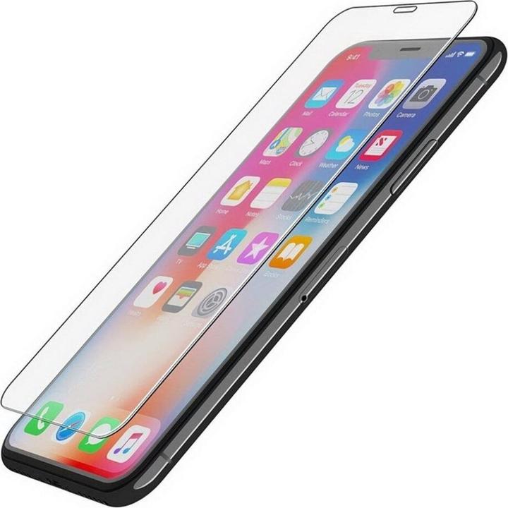 Actual product image Screenguard Apple iPhone X Protective Glass Film Case Friendly Design (1 Piece, Apple iPhone X)