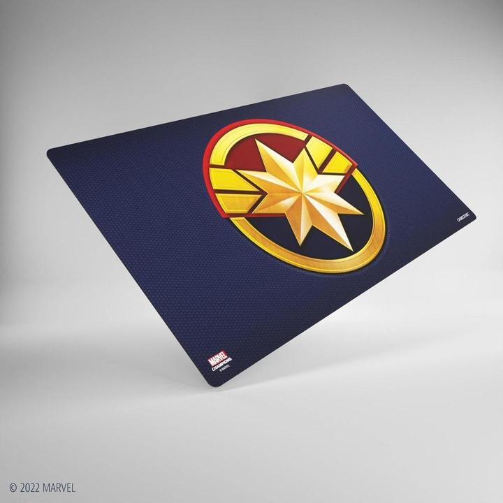 Actual product image Gamegenic Marvel Champions Prime Game Mat - Captain Marvel