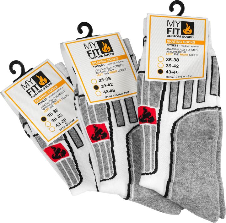 Immagine prodotto Powerslide CLOTHING Skating Socken Fitness 35-38 (35 - 38)
