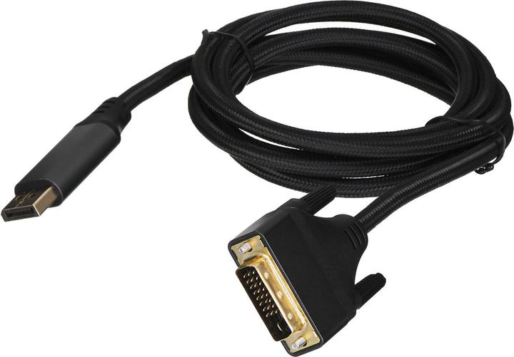 Produktbild Gembird CC-DPM-DVIM-4K-6 Videokabel-Adapter 1,8 m DisplayPort DVI Schwarz (1.80 m, DisplayPort)