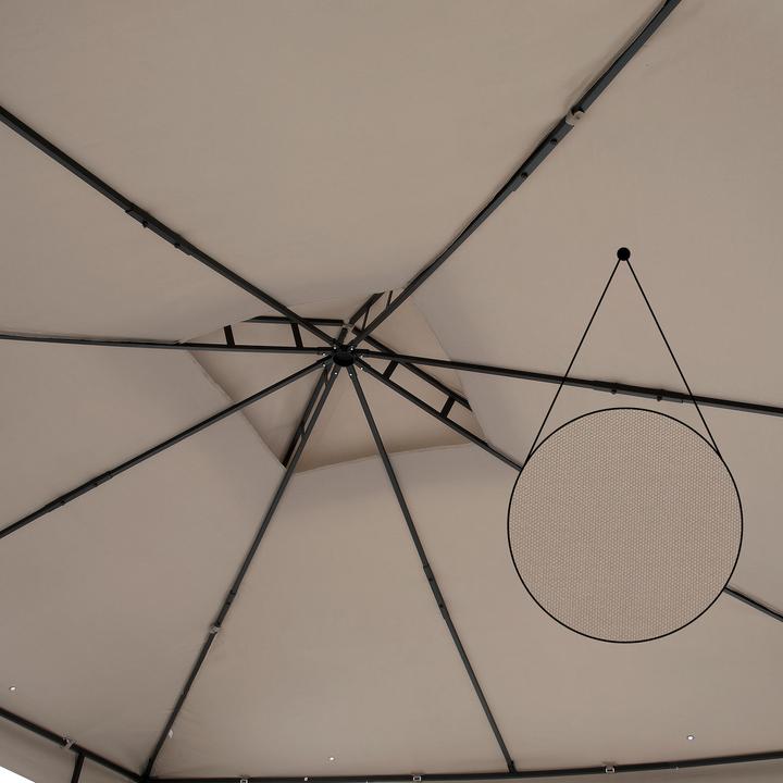 Produktbild Casaria Pavillon Lorca 3x3m (300 cm, 300 cm)