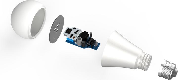Actual product image Nitebird WB2 Smart Lighting Intelligent Light Bulb (E26, 8 W, F)