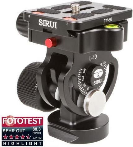 Immagine prodotto Sirui L-10 (Panhead a 2 vie)