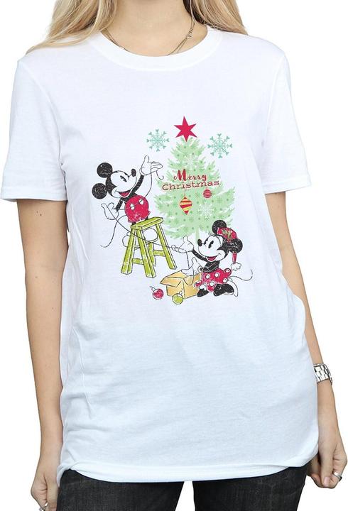 Image du produit Disney - T-shirt MICKEY AND MINNIE CHRISTMAS TREE - Femme (XXL)