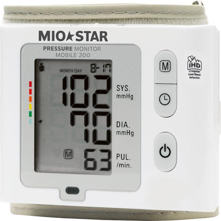 Produktbild Mio Star Pressure Monitor Mobile 200 (Blutdruckmessgerät Handgelenk)