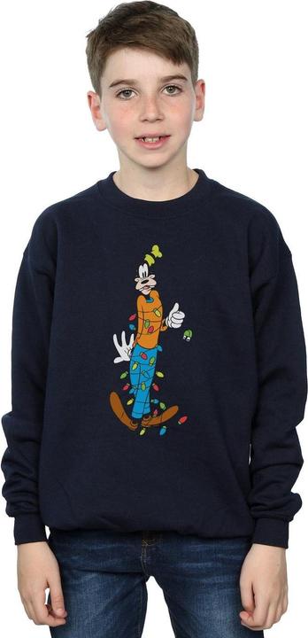 Actual product image Disney Boys Goofy Christmas Lights Sweatshirt (140, 146)