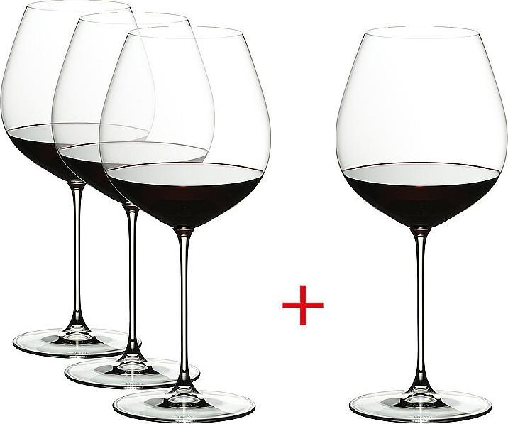 Nachtmann Riedel Veritas Kauf 4 Zahl 3 Cabern (4 Gläser, Rotweingläser)