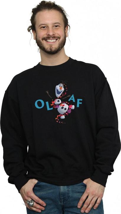 Actual product image Disney Mens Frozen 2 Olaf Leaf Jump Sweatshirt (S)