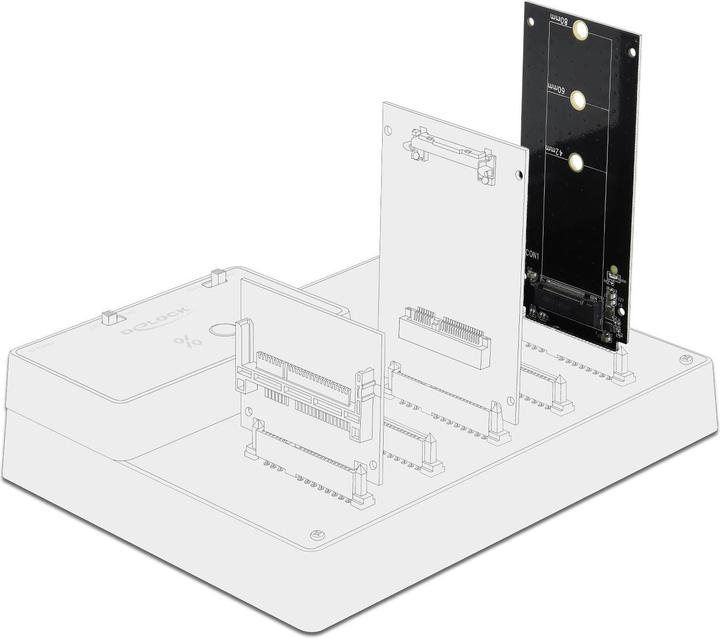 Immagine prodotto Delock Adattatore SATA - M.2 Key-B SATA SSD 2 cm