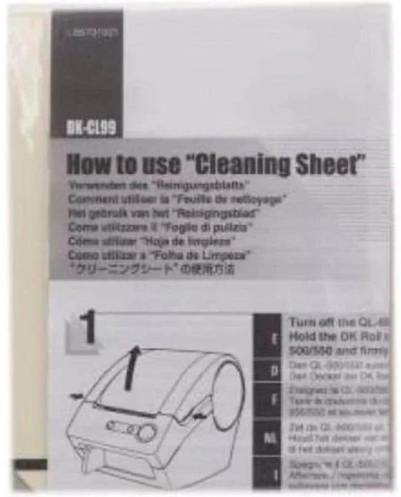 Actual product image Brother Cleaning sheet ASS DK-CL99