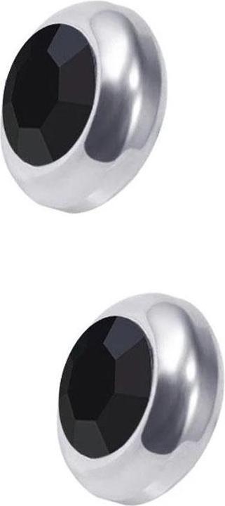 Image du produit JTI Boucles d'oreilles biomagnétiques pour la perte de poids - Noir (Acier inoxydable)