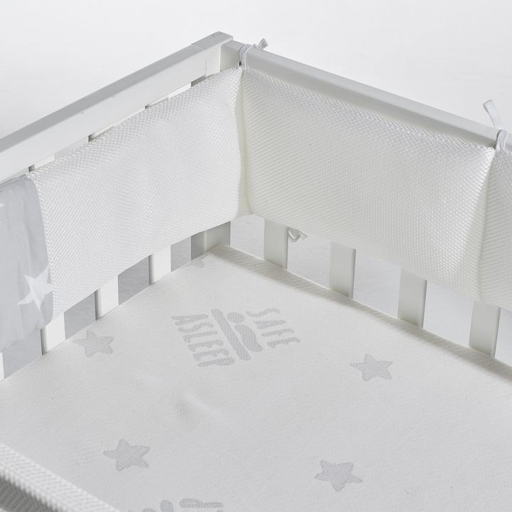 Produktbild Roba Room Bed 60x120 cm Sterne grau