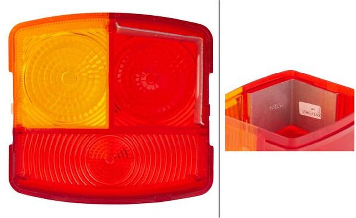 Image du produit Hella 2 Verres de feux arrière droit halogène pour CASE IH JOHN DEERE LINDE (R10W)