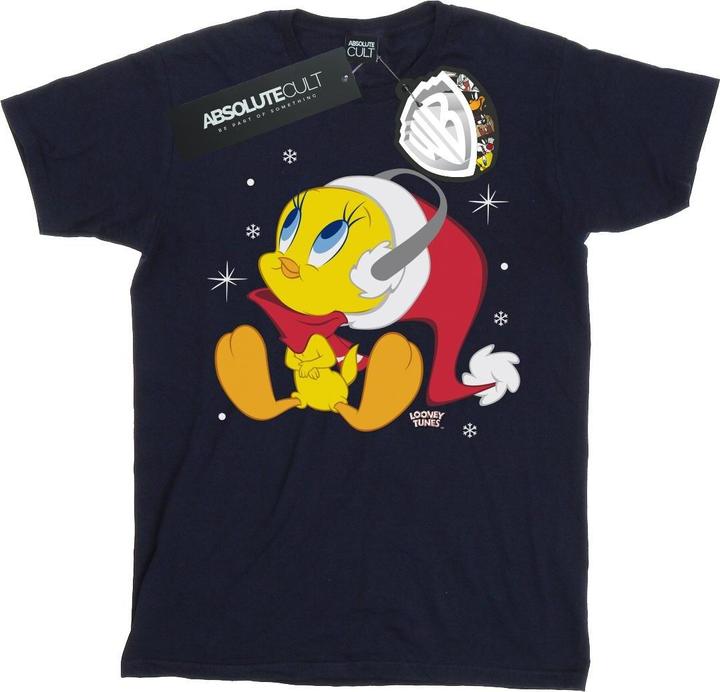 Immagine prodotto Looney Tunes Christmas Tweety Maglietta Ampia Donna (M)