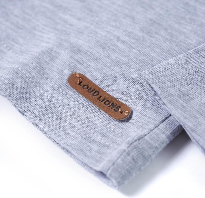 Image du produit VidaXL Tee-shirt manches longues enfant Gris Mélange 116,Matière : 95 (116)