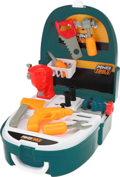Produktbild Toi-Toys Elektrowerkzeug-Werkzeugset im Rucksack, 21-tlg.