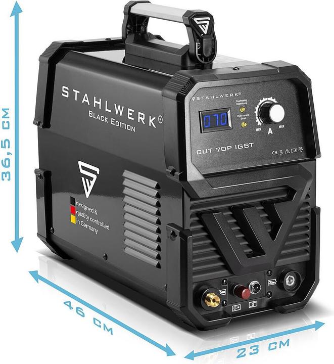 Actual product image Stahlwerk Plasma cutter CUT 70 P IGBT with 70 amps and pilot ignition