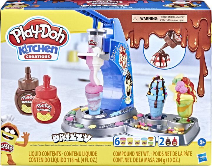Play-Doh PD Machine à glace Drizzy avec toppings