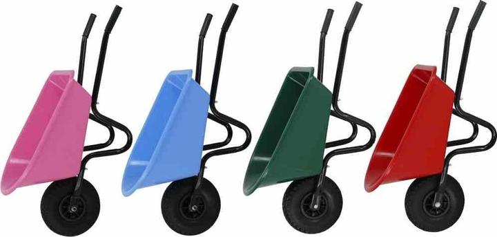 Productafbeelding FORT Kinderkruiwagen 20 l blauw gemonteerd met PU wiel